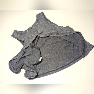 Forever 21 Small- Crop/ Split Back Top Gray